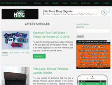 Tablet Screenshot of hookedongolfblog.com